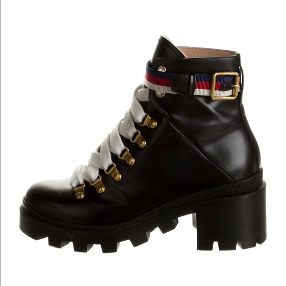 gucci boots combat